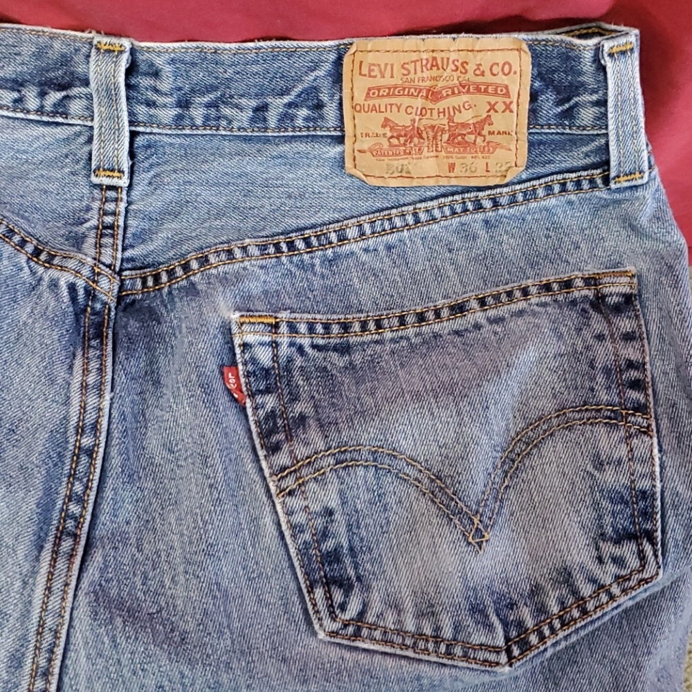 501 Levi's Button Fly. - image 6